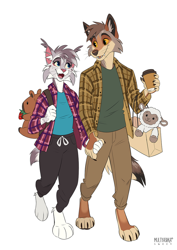  Multyashka-sweet , , Multyashka-sweet, Furry Dog, Furry Lynx, Furry Coyote,  ()