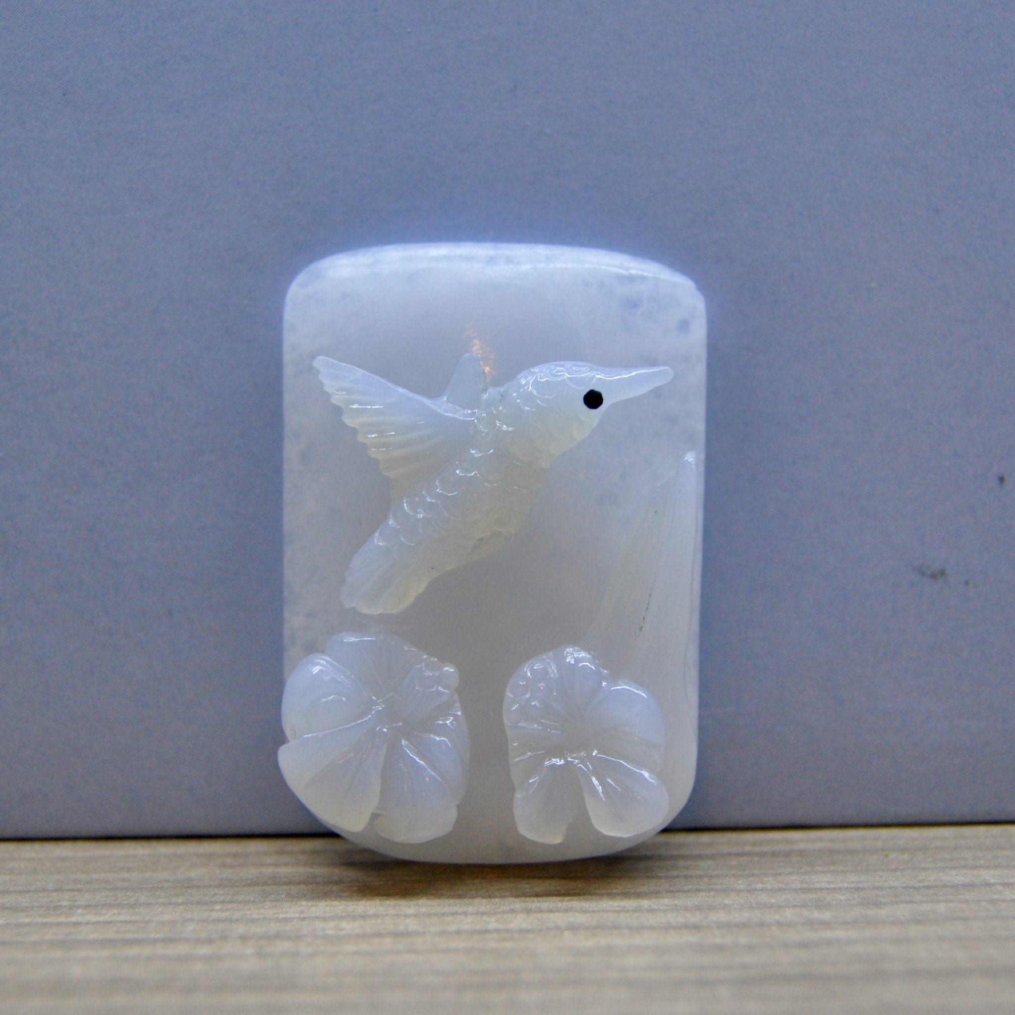 Hummingbird from sapphirine - cameos, Hummingbird, Longpost, Stone agate, Stone carving, Needlework, With your own hands, Needlework with process, My
