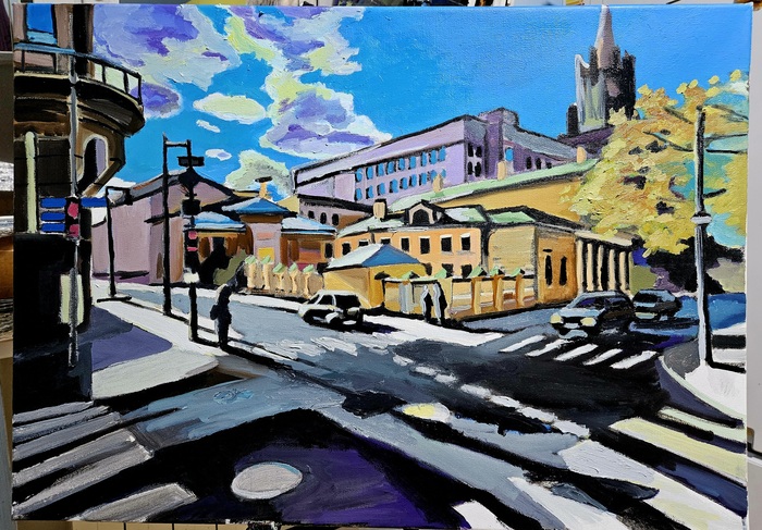 Перекрёсток Глазовского и Денежного