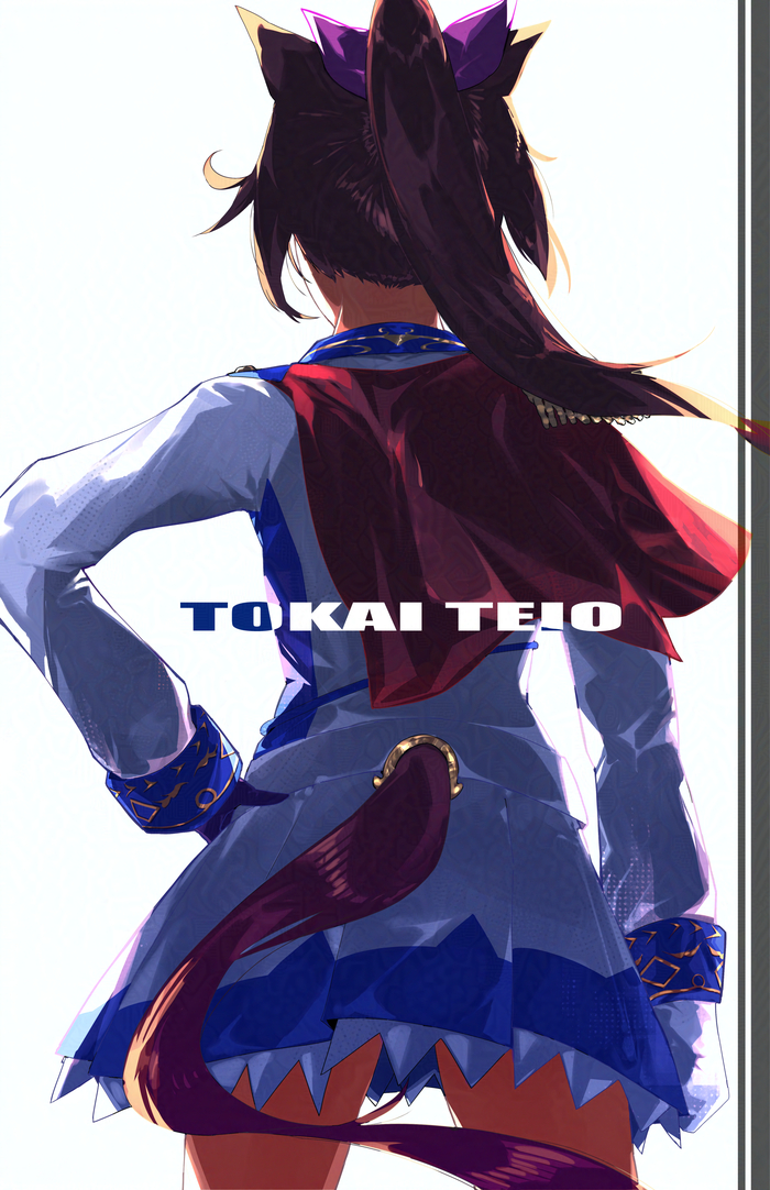 Tokai Teio , Anime Art, Uma Musume Pretty Derby, Tokai Teio, Animal Ears, 