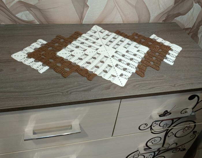 Салфетка крючком