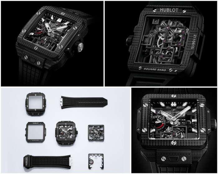 Hublot    Square Bang Tourbillon 4-Day Power Reserve  , , , , ,  ,  