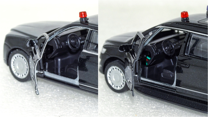 Рис. 10. Модели автомобилей Аурус «Сенат» и Аурус «Арсенал» от «Технопарк»