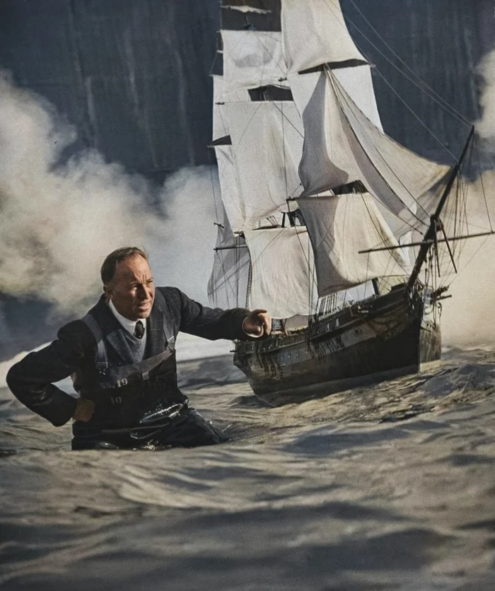 Интересные моменты на съемках культовых и популярных фильмов ХХ века. Подборка из 20 раскрашенных фотографий. Часть III 20 век, Фильмы, Старое фото, Фото со съемок, Фотография, Колоризация, Длиннопост