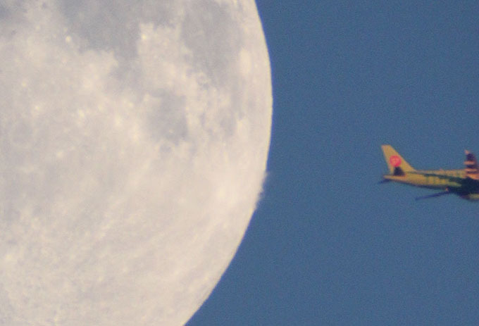 Тепловой след размыл границу диска