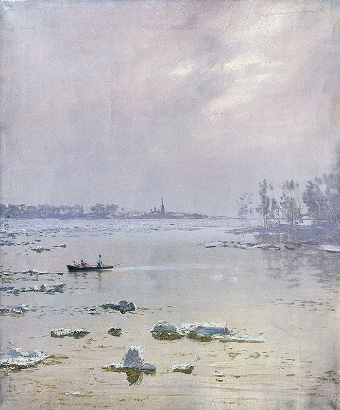 Николай Никанорович Дубовской "Речка вскрылась", 1898