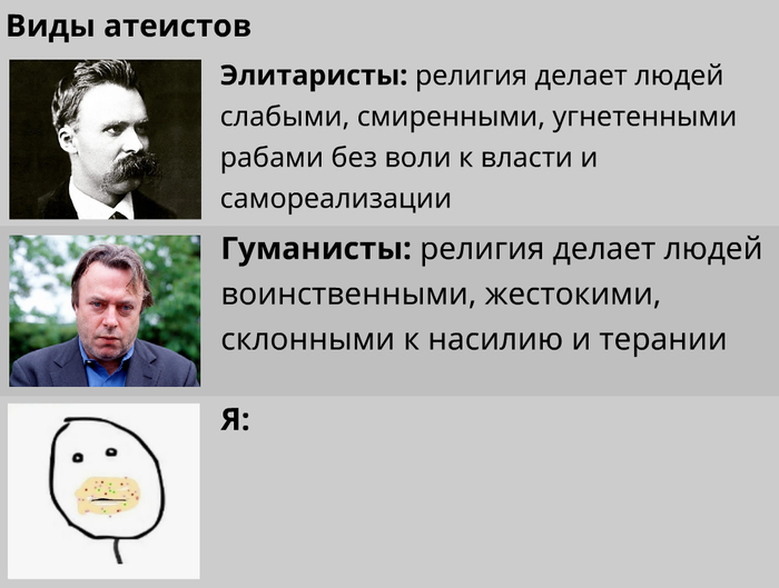 А какой ты атеист?