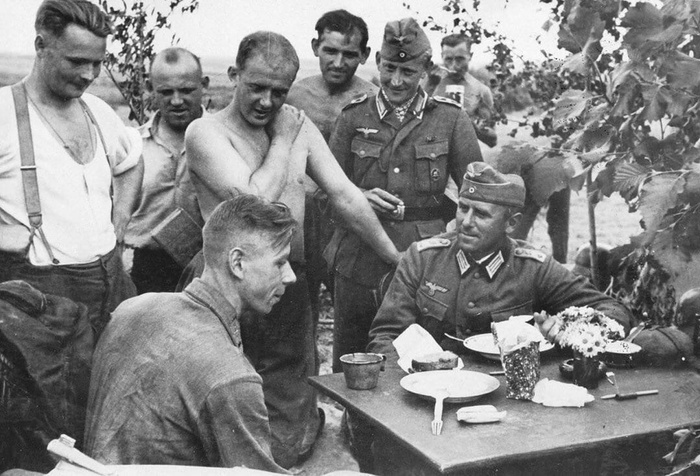 Советский пленный солдат