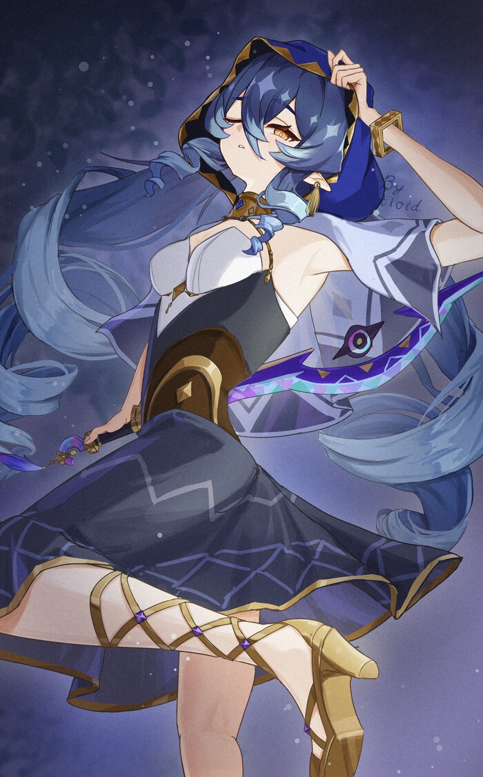 Pixiv, Anime Art, , Layla (Genshin Impact), , Genshin Impact