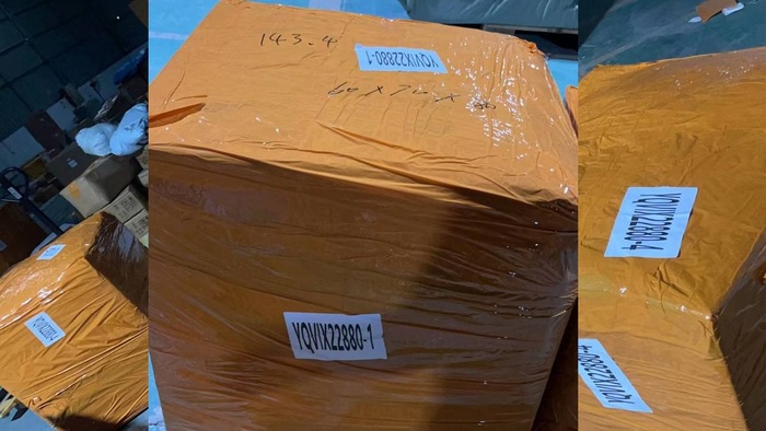 Подготовили товары к отправке