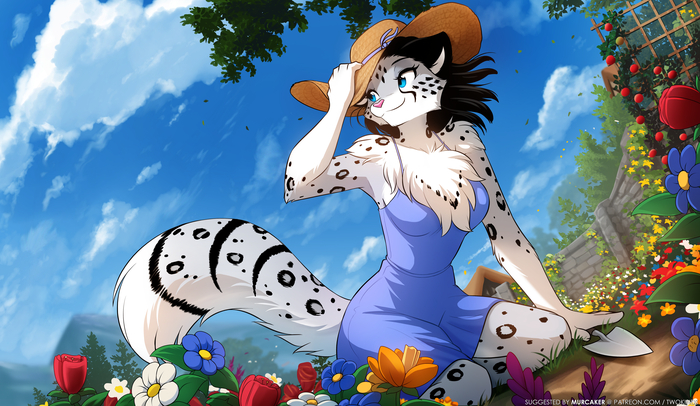    , , , Furry snow leopard, Adira, Tom Fischbach, TwoKinds