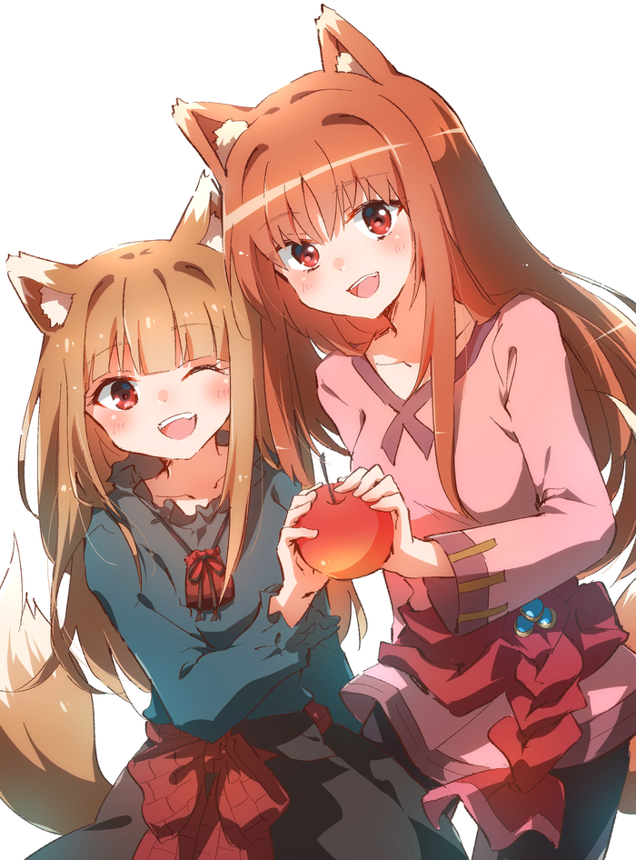    Anime Art, , Spice and Wolf, Holo, Pixiv, Animal Ears
