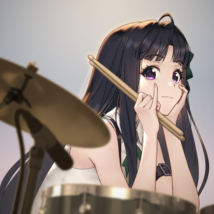 Subaru Awa Anime Art, , Girls Band Cry, Awa Subaru, Pixiv, 