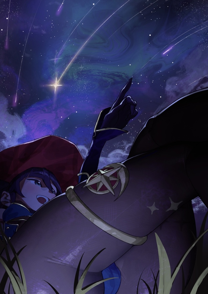  ... Genshin Impact, , Anime Art, Mona (Genshin Impact), ,  , , 