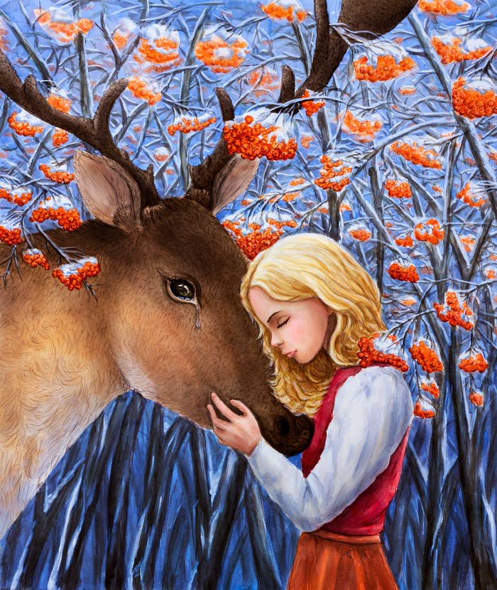 Иллюстрация к снежной королеве 11