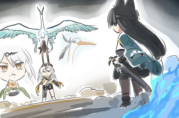   Zenless Zone Zero, Yi Xuan (zzz), Hoshimi Miyabi (zzz), Genshin Impact, Xianyun (Genshin Impact), , Xinzoruo