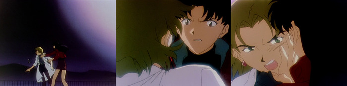 Пощёчина. Полные ненависти глаза Мисато. "Просто доверься мне!"