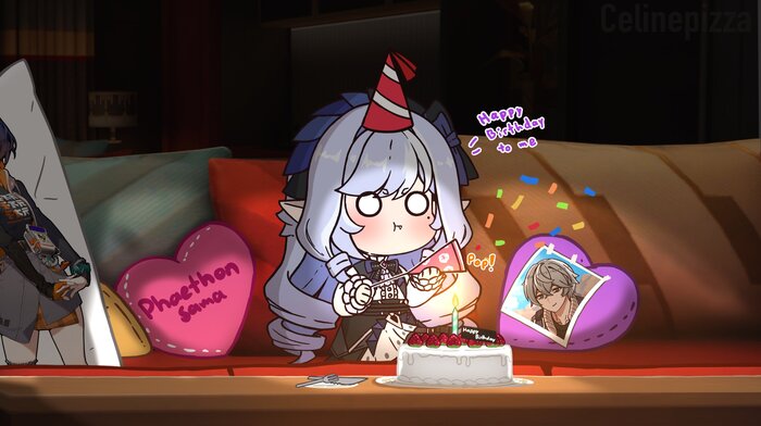    ! Celinepizza (PizzaCeline05), , , Anime Art, Zenless Zone Zero, Vivian (zzz), Belle (zzz), Wise (zzz), , Game Art, 
