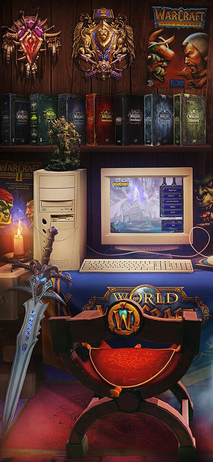 Wow      , , World of Warcraft, Game Art, -, 