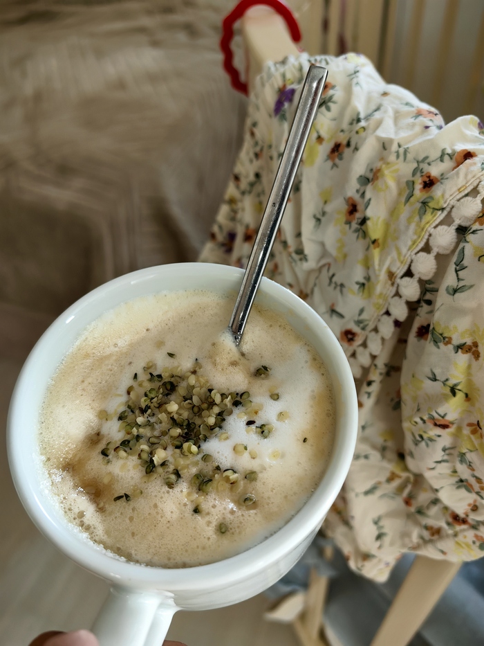 Кофе с семенами конопли