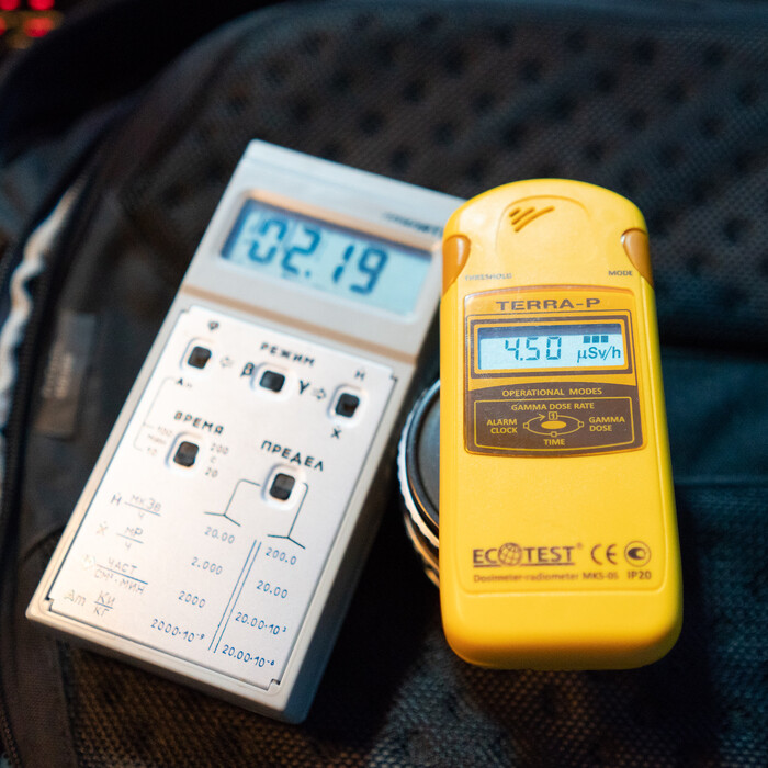 Фон чисто по гамме с закрытой крышкой объектива