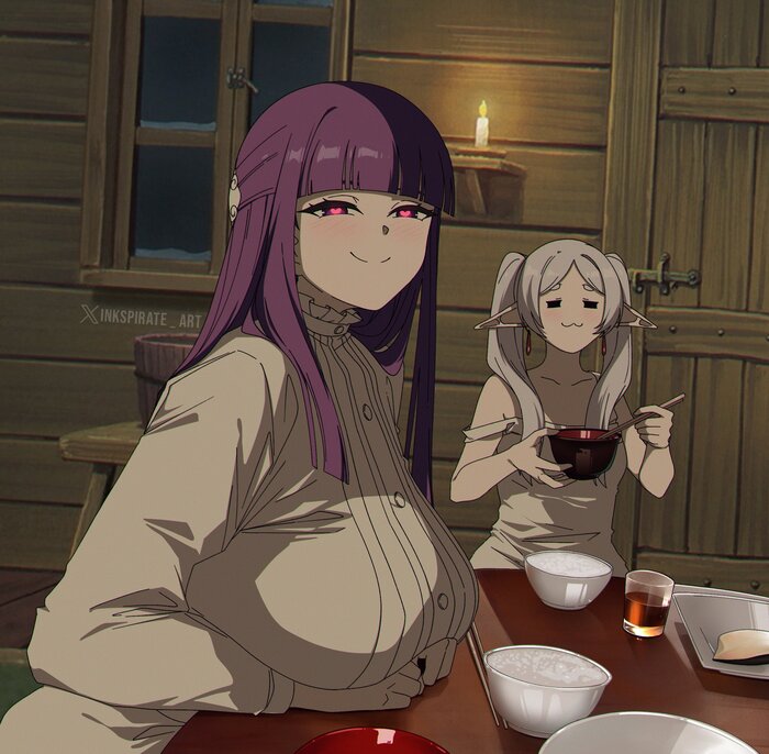 -  , Anime Art, Fern, Frieren, Sousou no Frieren