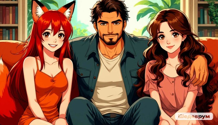  ... , ,  , ,  (),  , Anime Art, Animal Ears, , , 