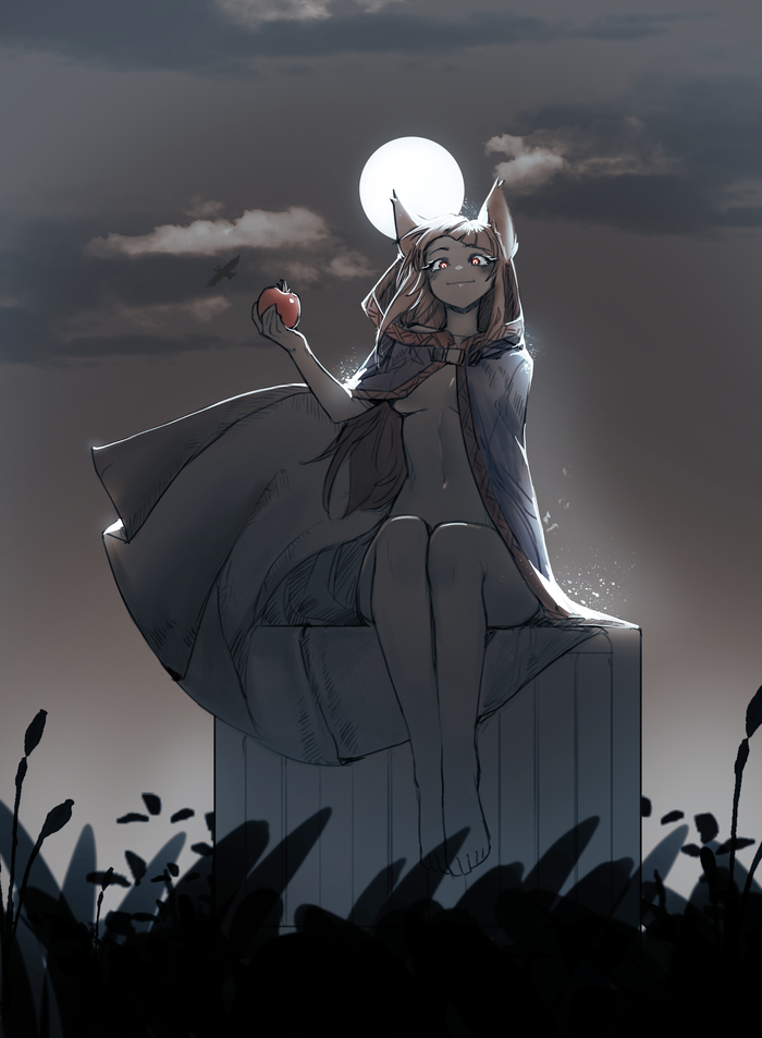  Anime Art, , Holo, Spice and Wolf, Animal Ears, , 