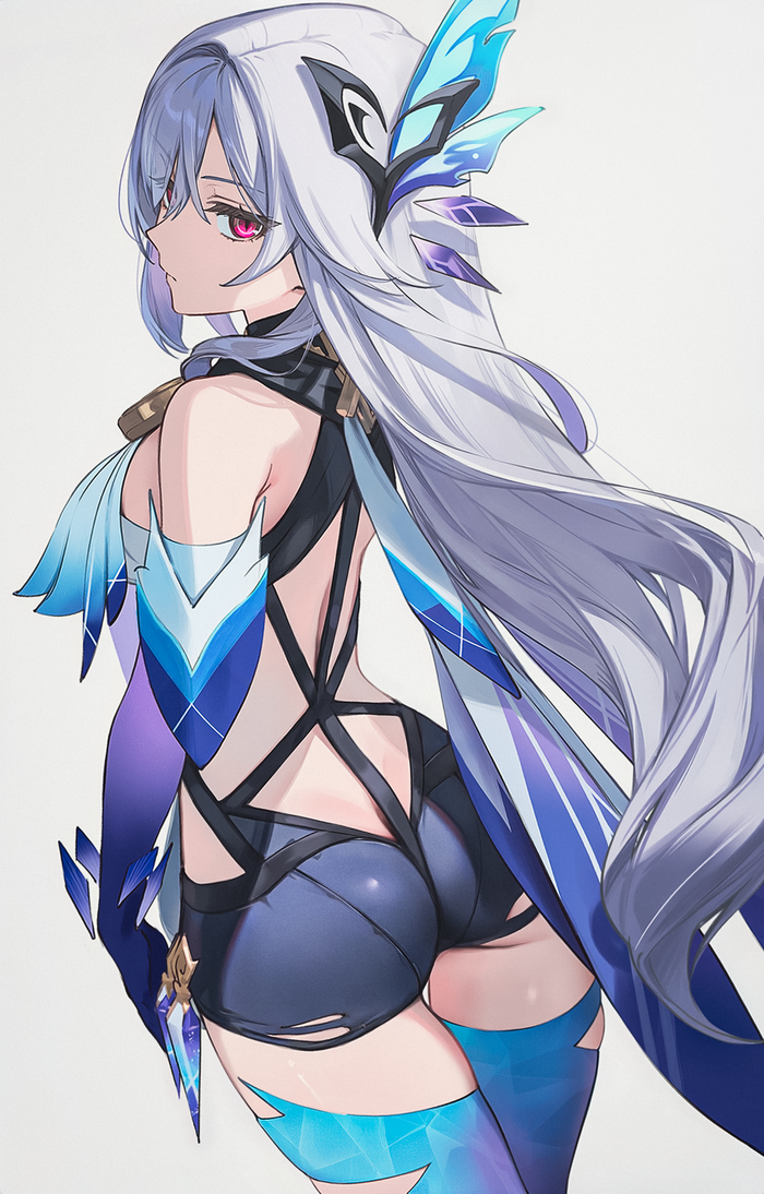  Pixiv, , Anime Art, Genshin Impact, Skirk (Genshin Impact)