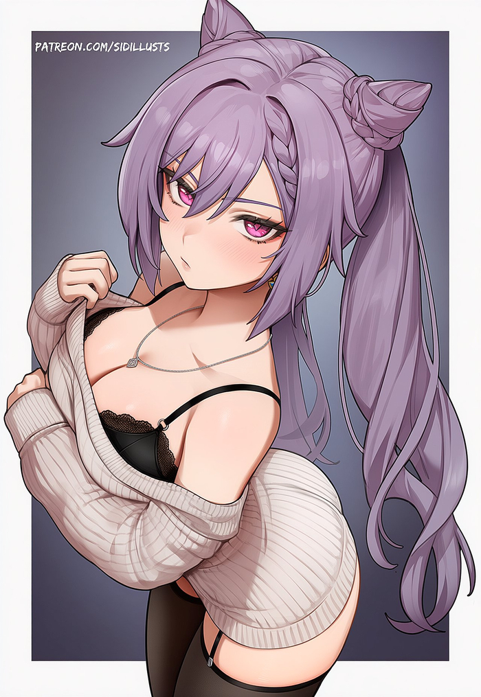 Keqing Genshin Impact, Keqing (Genshin Impact), , , , Anime Art, ,  , Sidillusts, 