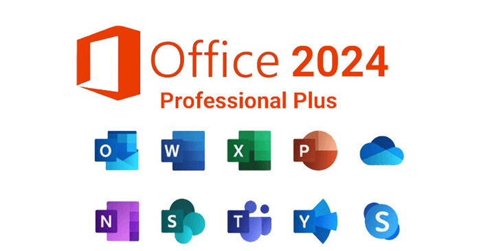  Microsoft Office 2024 PRO PLUS (MAK) , , Windows, Microsoft office,  