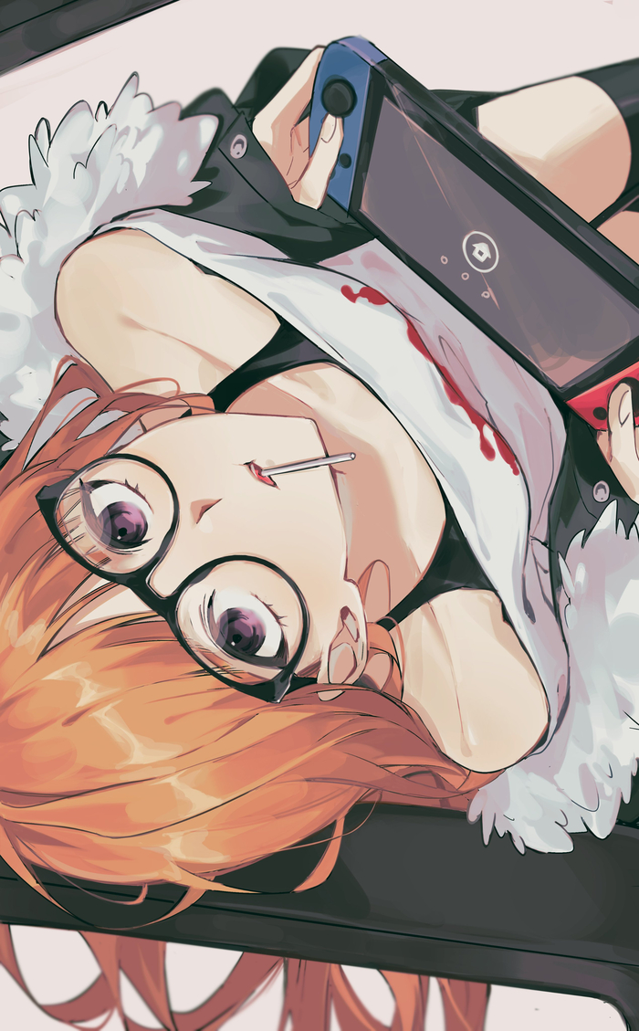  Anime Art, , Persona, , Persona 5, Sakura Futaba