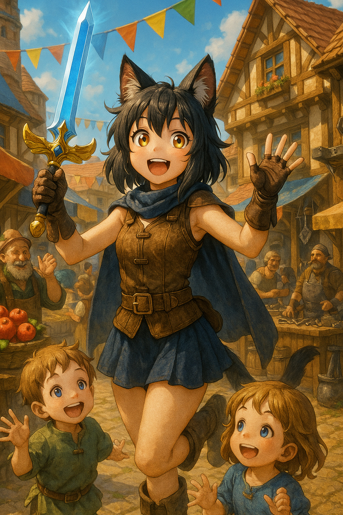     "   "  , , , , Anime Art, Animal Ears, Dall-e, ChatGPT, 