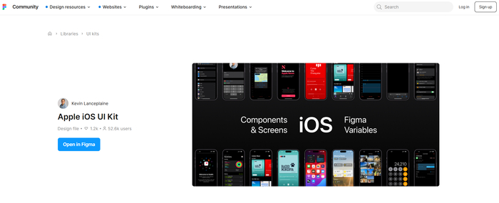   -  iOS  (Figma Community) , Figma, iOS, 