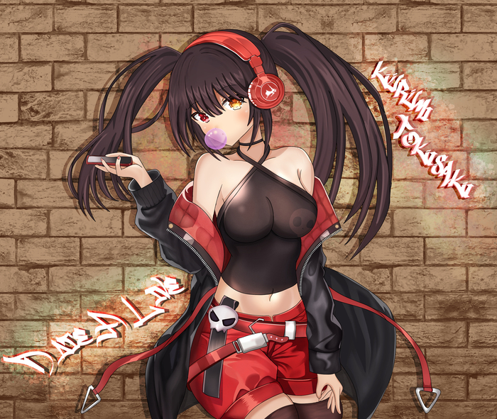   Anime Art, , Date a Live, Kurumi Tokisaki, , Pixiv