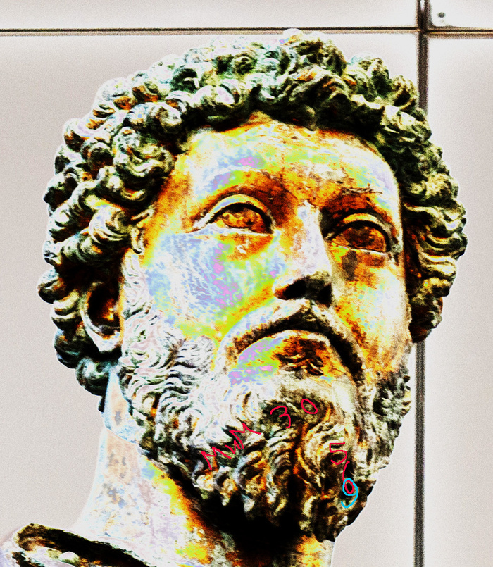 Дата авгурации Марка Аврелия - 161 г. - 1425 г. - 569 г. Яра на конной статуе Марка Аврелия. Капитолийские музеи.