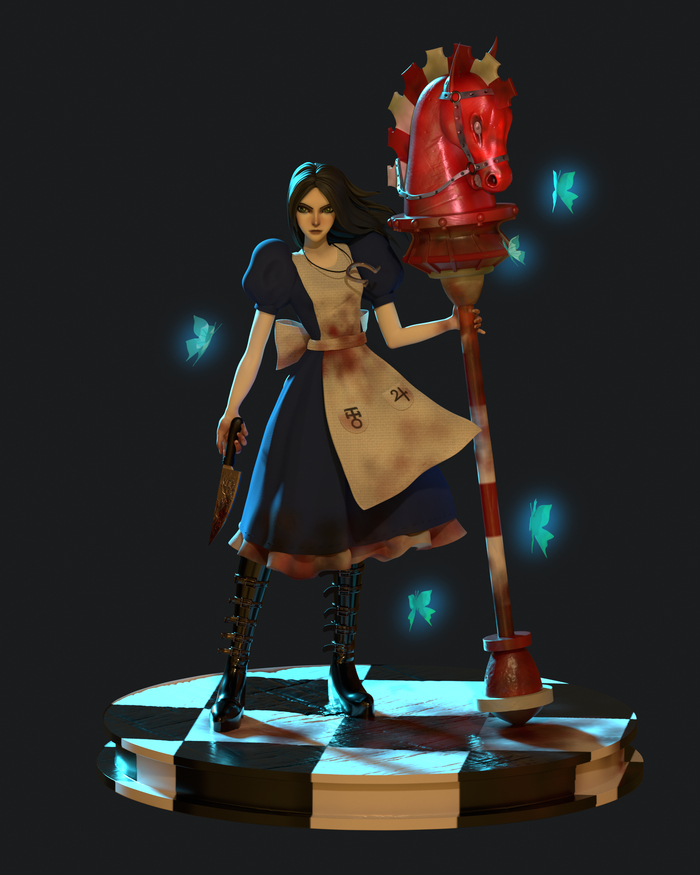  3     Alice madness returns , Game Art,  , Digital, Alice: Madness Returns, 3D, 3D , Zbrush, 