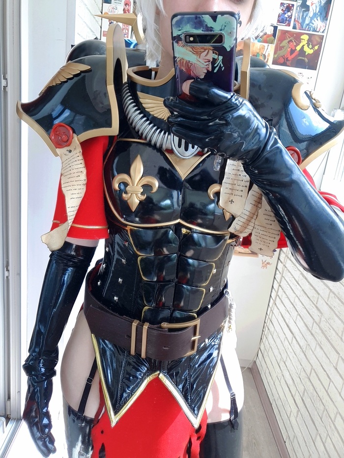 Фембой Сороритас по арту Celestial Fang