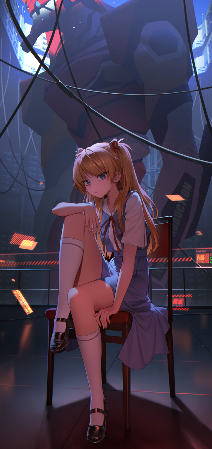  Anime Art, , Evangelion, Asuka Langley, 