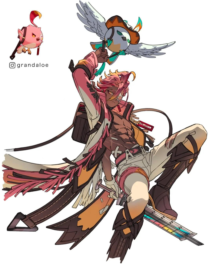     Grandaloe , Anime Art, Genshin Impact, ,   ,  , Ifa