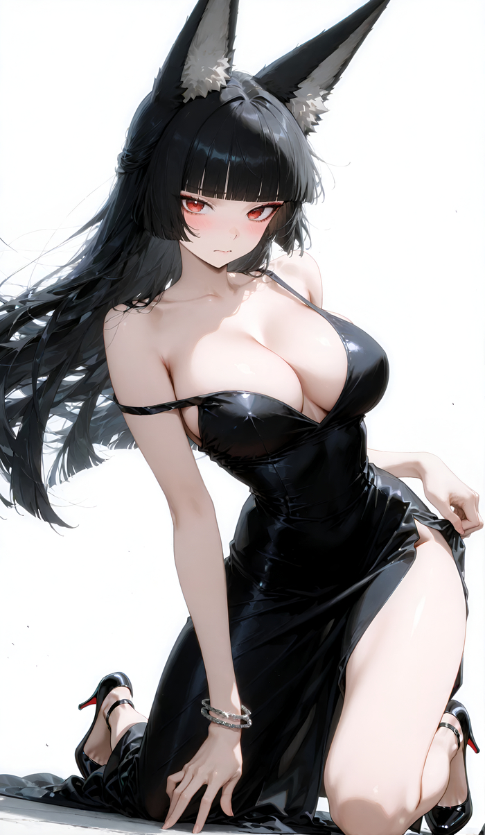 Hoshimi Miyabi , Anime Art, Zenless Zone Zero, Hoshimi Miyabi (zzz),  , , Animal Ears,  , 
