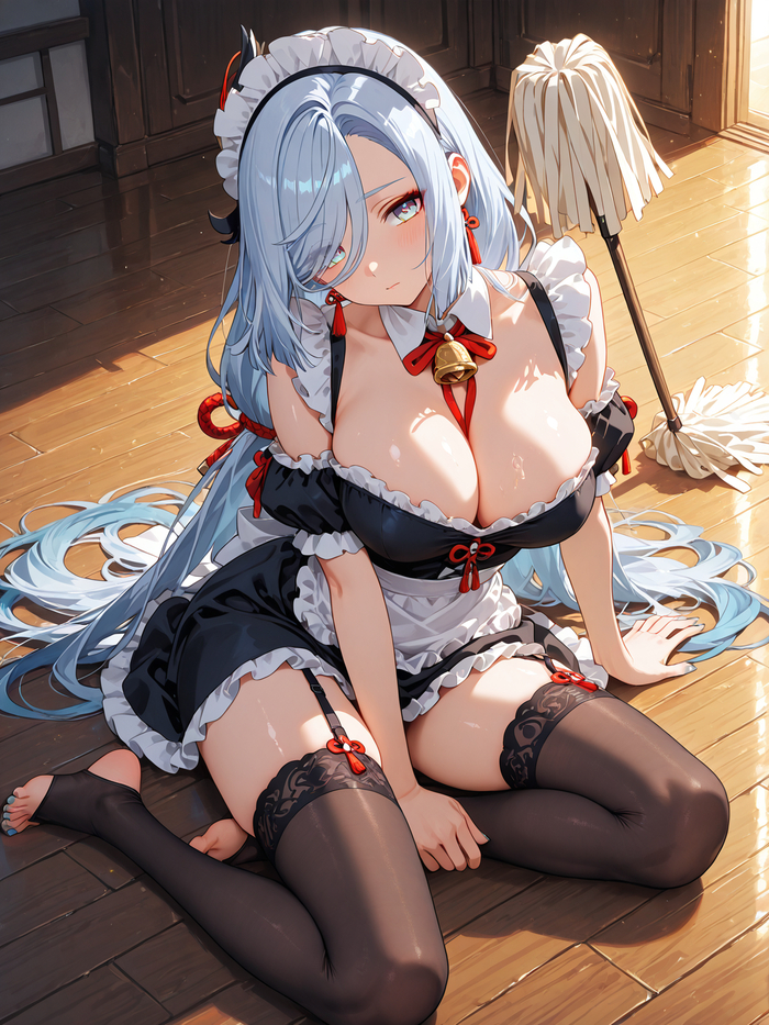 Shenhe , Anime Art,  , Shenhe (Genshin Impact), Genshin Impact