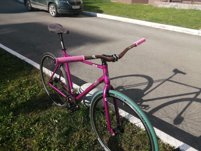 Розовые грипсы