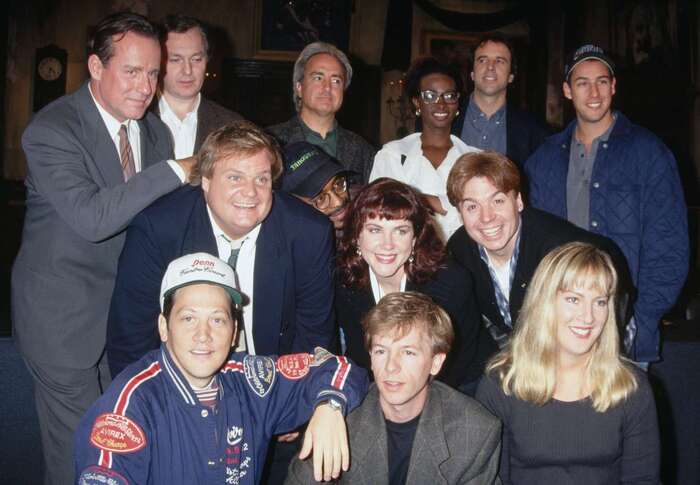Основной состав Saturday Night Live в 1993-94.