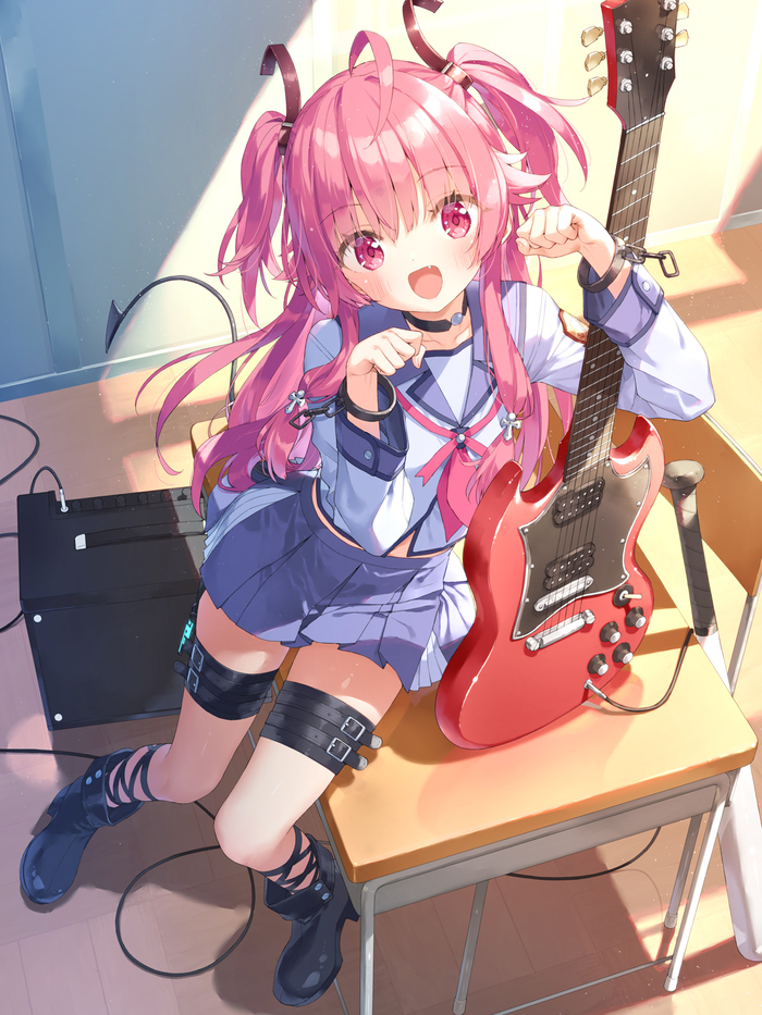Yui Anime Art, , Angel Beats!, Yui (Angel Beats!), , Pixiv, -