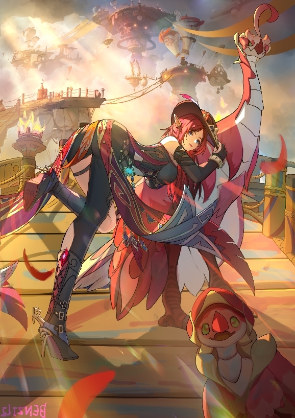  Genshin Impact, Anime Art, , Pixiv, Chasca (Genshin Impact)