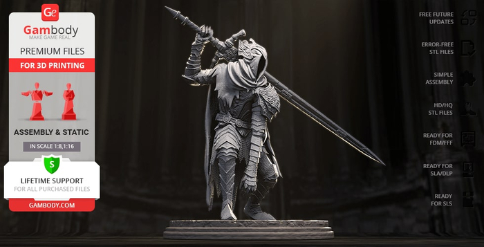    Artorias of the Abyss (Dark Souls) 3D ,  , , Dark Souls, , , 