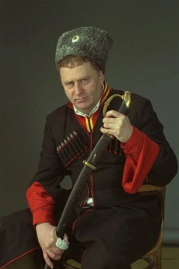 Владимир Жириновский в серии фотоснимков Жоржа Де Кирле. 1995 - 1996