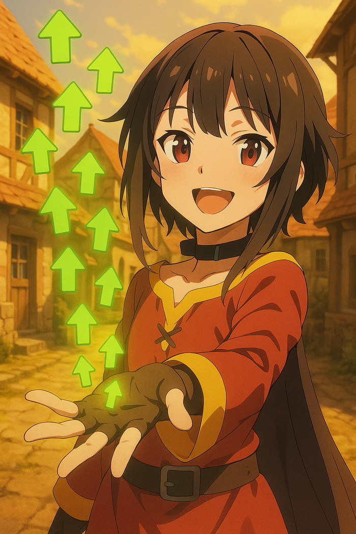  !  , Anime Art, Konosuba, , Megumin, 