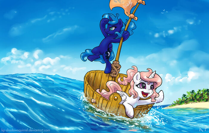 - Ш!     ! My Little Pony, Kp-shadowsquirrel, Princess Celestia, Princess Luna